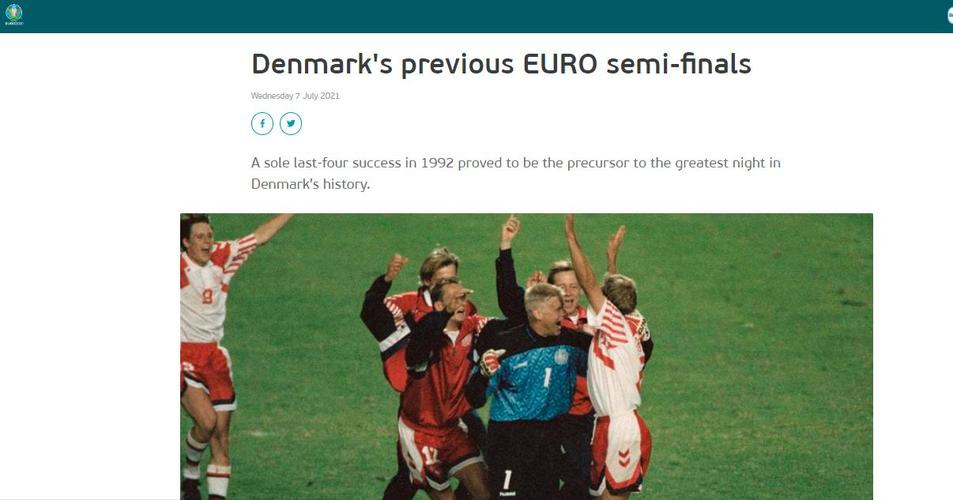 丹麦vs英格兰历史战绩